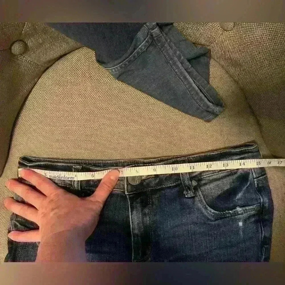 Kut From The Kloth Jeans Reese Ankle Straight Leg Raw Hem, Womens Size 4 - Picture 12 of 16